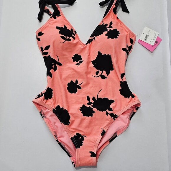 Kate Spade New York Printed Bow-Strap One-Piece Swimsuit - Picture 5 of 11